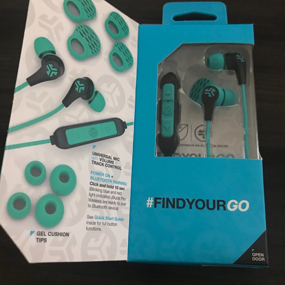 JLab JBuds Pro Bluetooth Signature Earbuds Blue - Picture 2 of 4